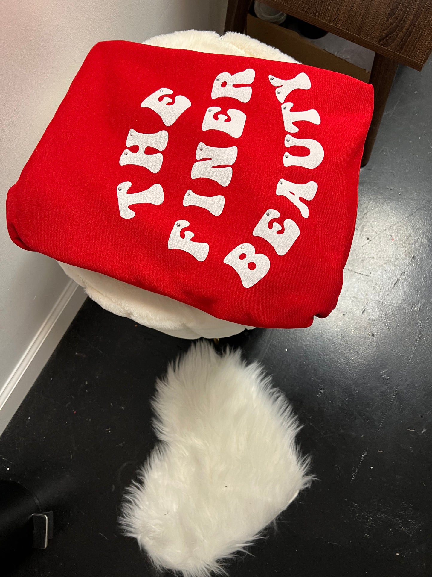 Red heart hoodie