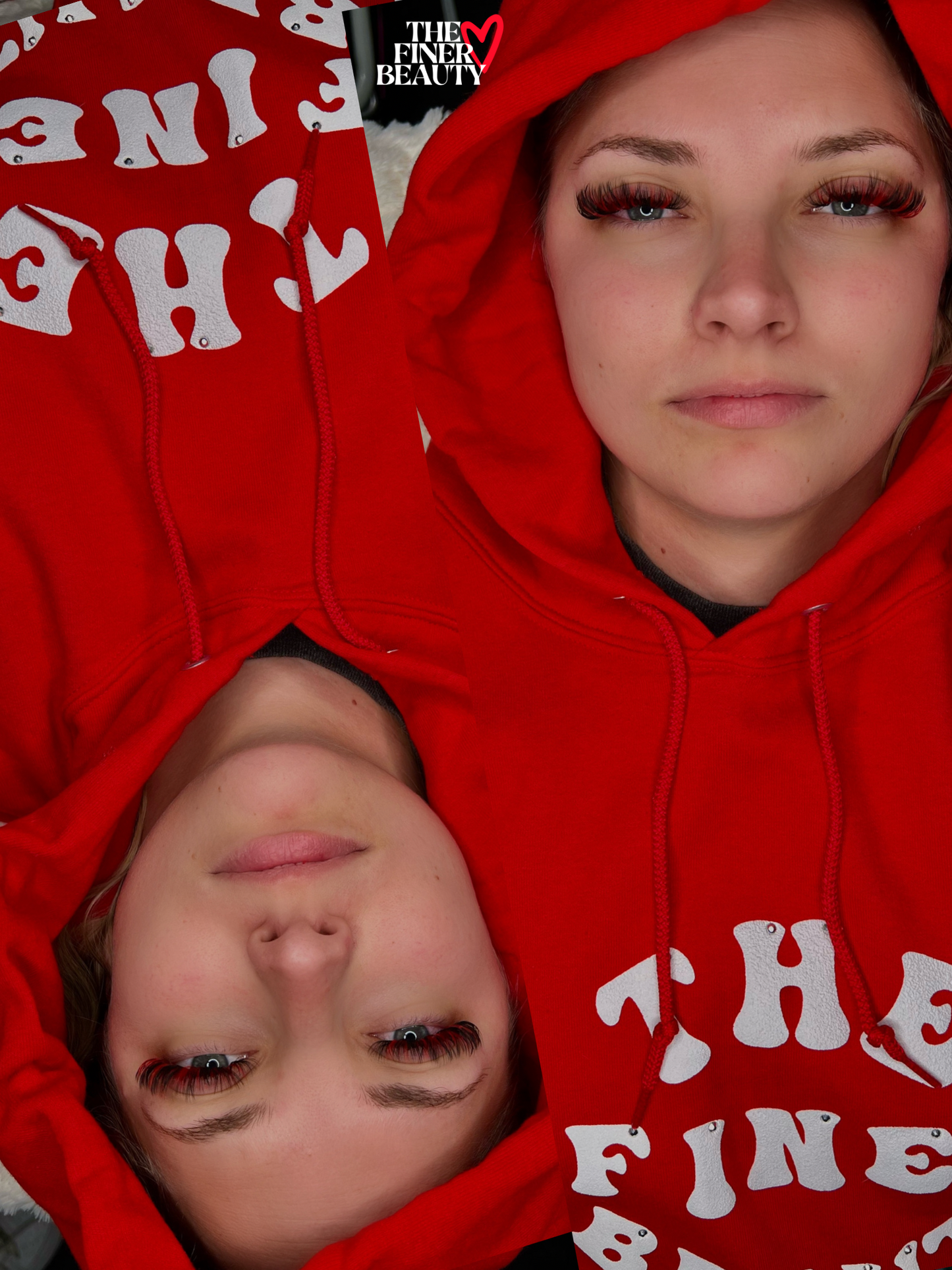 Red heart hoodie